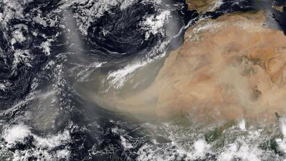 Irritación, alergias y tos: lo que causa el polvo del Sahara