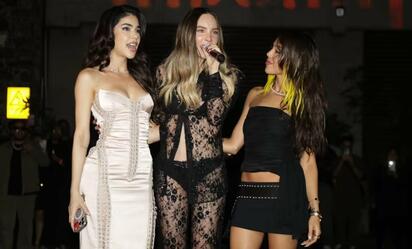 Belinda lanza 'Indómita' y celebra sororidad con Kenia Os y Danna