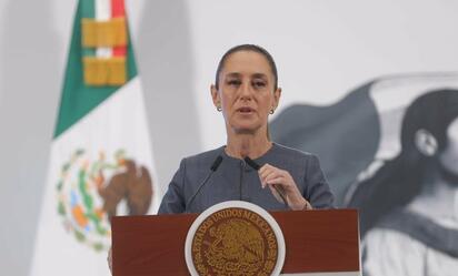 Sheinbaum rechaza actos violentos en protesta de la CNTE