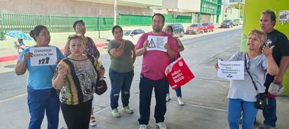 Protestan frente a la Clínica 7 del IMSS: pacientes no soportan los 40 grados y elevadores descompuestos