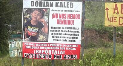 A casi dos meses, sigue activa la búsqueda del pequeño Dorian Kaleb