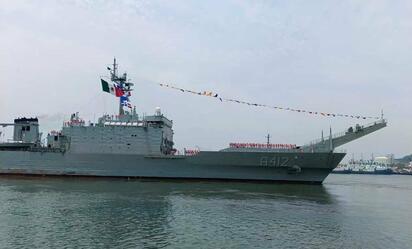 Semar refuerza formación naval con el buque “Usumacinta”