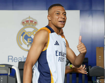Mbappé sigue sin entrenar con el Real Madrid