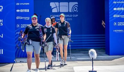 Equipo mexicano de arco compuesto se prepara para su debut olímpico