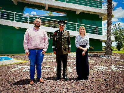 Coronel Mario Noé Martínez imparte conferencia sobre cultura y compromiso de seguridad nacional en TecNM Múzquiz