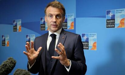 Macron advierte sobre riesgo de guerra comercial en la OTAN