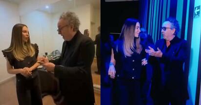 Belinda comparte encuentro especial con Tim Burton en México