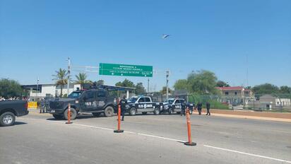 Cierran temporalmente puente internacional por simulacro de emergencia