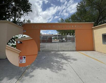 Escuelas de Monclova instalan cámaras de vigilancia  