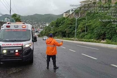Prevención en Acapulco ante intensificación de lluvias por tormenta Flossie