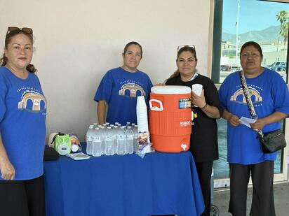 Creyentes de Cristo Vive brindan alimentos a familias en el HG