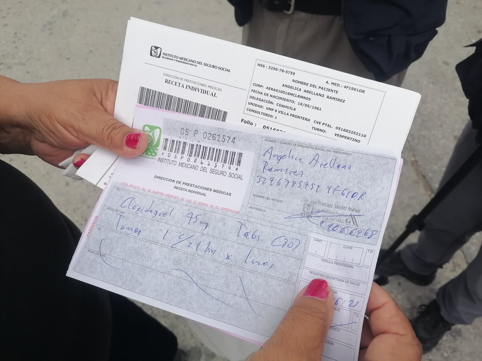 paciente cardíaca sin medicamento