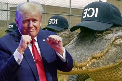 Así es “Alligator Alcatraz”, la cárcel con caimanes de Florida