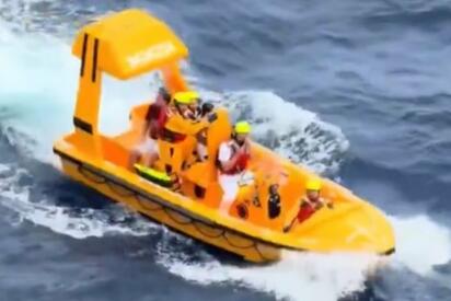 ¡Héroe en altamar! Padre se lanza desde crucero por su hija