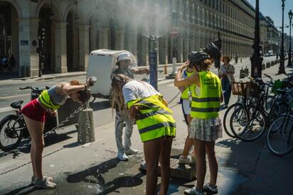 ¡Cierre en París! La ola de calor rompe récords en Europa