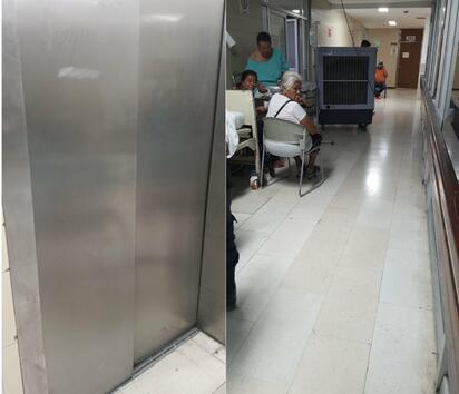 Elevadores fuera de servicio en el IMSS un día después de visita de directivos federales