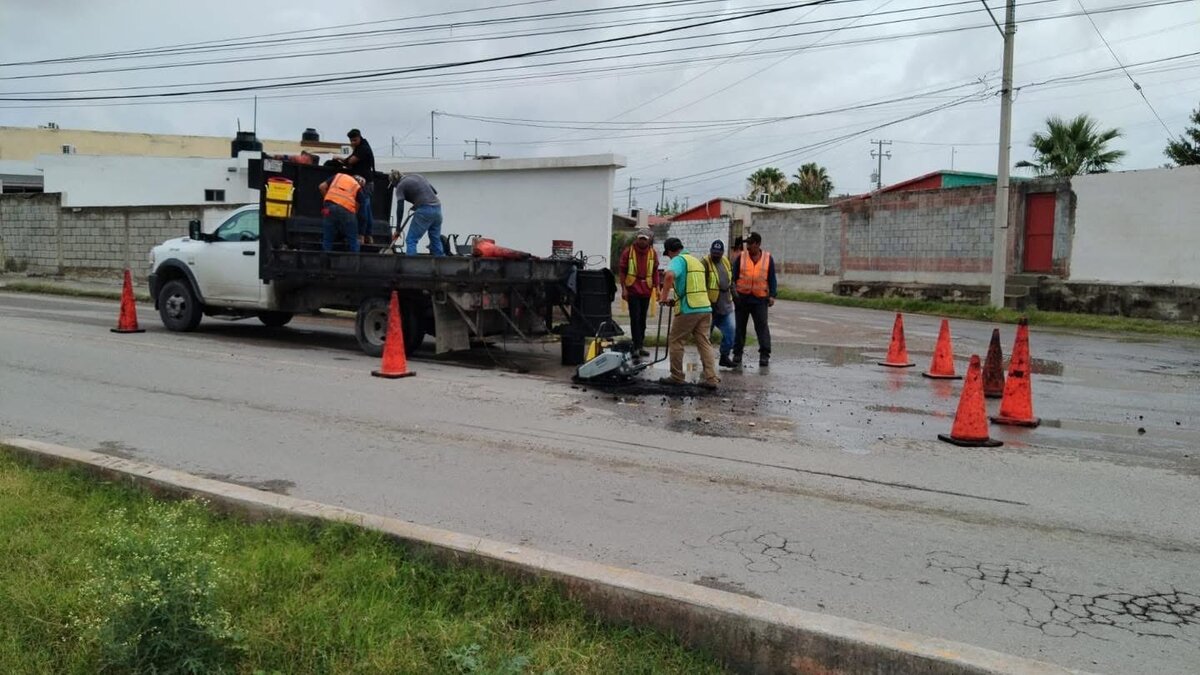 Bacheo: Las labores han sido desplegadas en colonias como Buena Vista Sur, Fuentes, Harold R. Pape y la zona centro.