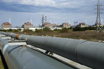 Apagón en central nuclear de Zaporiyia tras ataque ruso