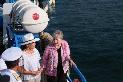 Marina recolecta 520 toneladas de sargazo en altamar