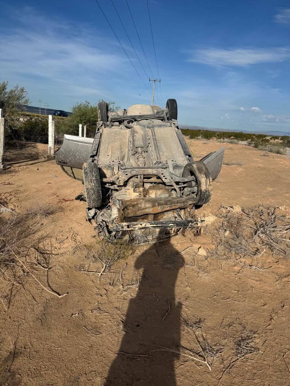 seguridad: En la carretera federal 30 a la altura de Cuatro Cienegas
