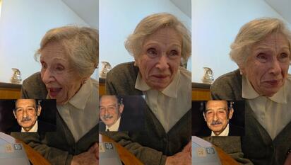 Viral: abuelita de 100 años ve a su esposo fallecido con IA