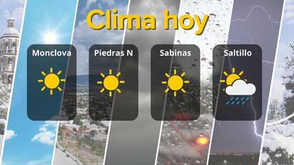 Clima extremo en Coahuila: ¿dónde lloverá y dónde hará más calor?