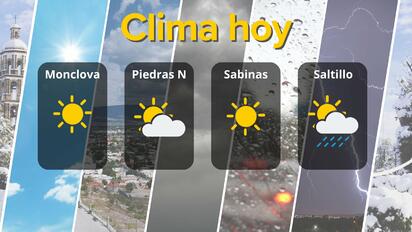 Clima en Coahuila este viernes: calor extremo y tormentas