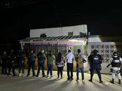 Cateo en Nueva Rosita concluye con tres detenidos y aseguramiento de droga, arma y cartuchos