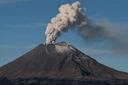 Popocatépetl registra 38 exhalaciones en 24 horas