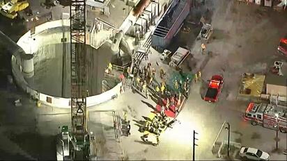 Rescate exitoso en túnel colapsado de Los Ángeles