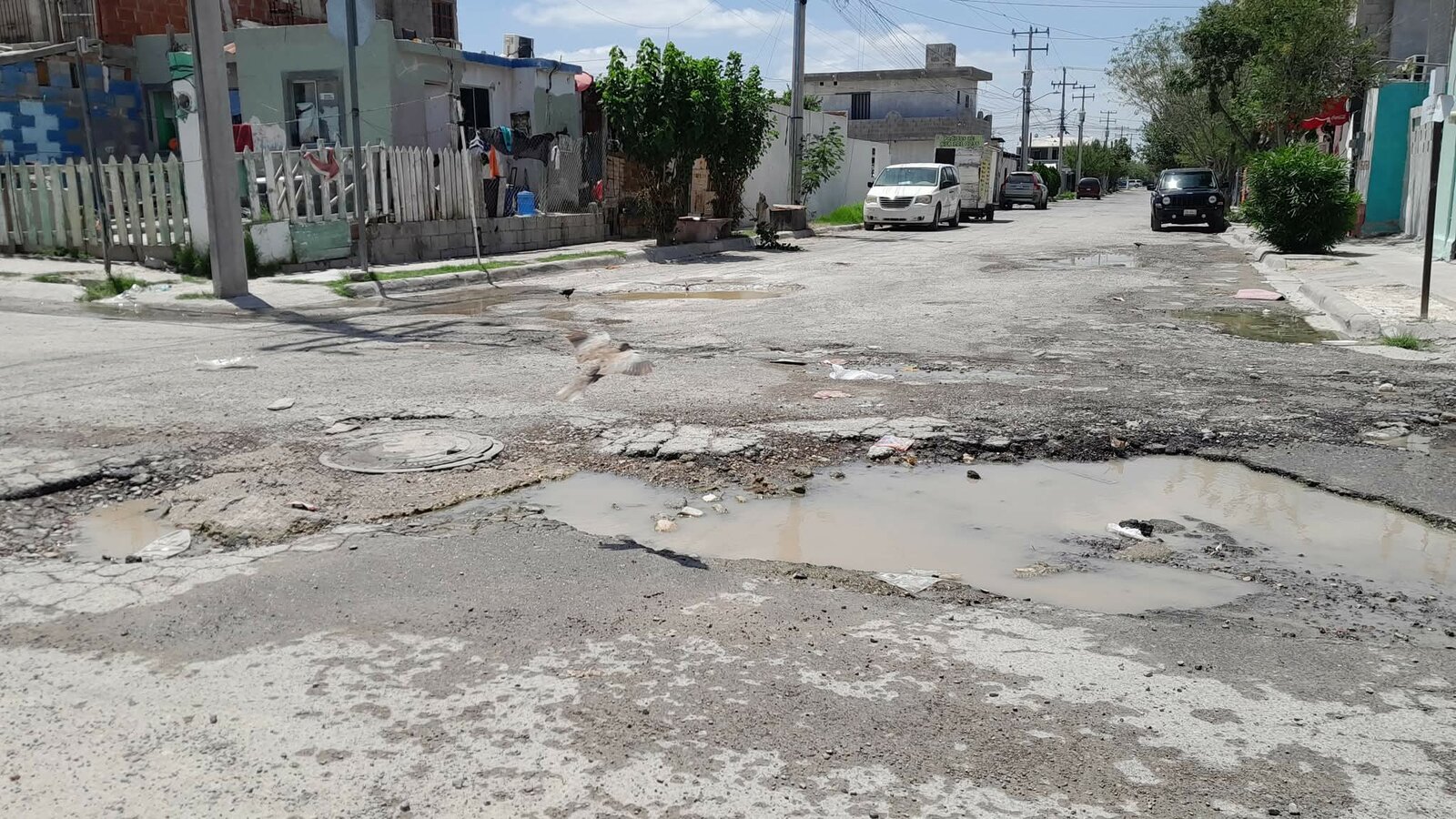 Denuncian calles en mal estado en Valle de las Flores: Un problema persistente que exige atención estructural por la precaria condición en la que se encuetran