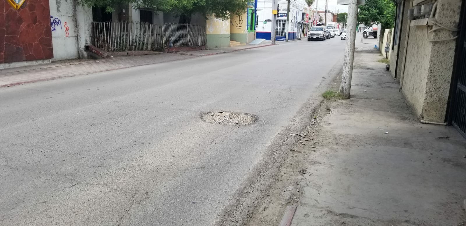 Persisten los baches en las avenidas principales de Piedras Negras