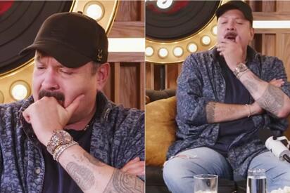 Pepe Aguilar rompe en llanto por emotiva historia en podcast