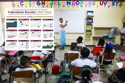 ¡Más días de vacaciones! Así será el ciclo escolar 2025-2026