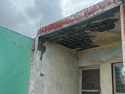 Lluvias sacan a la luz riesgos en viviendas antiguas de Monclova