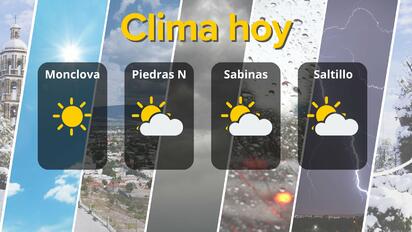 Pronóstico del clima para Coahuila: calor intenso y vientos moderados