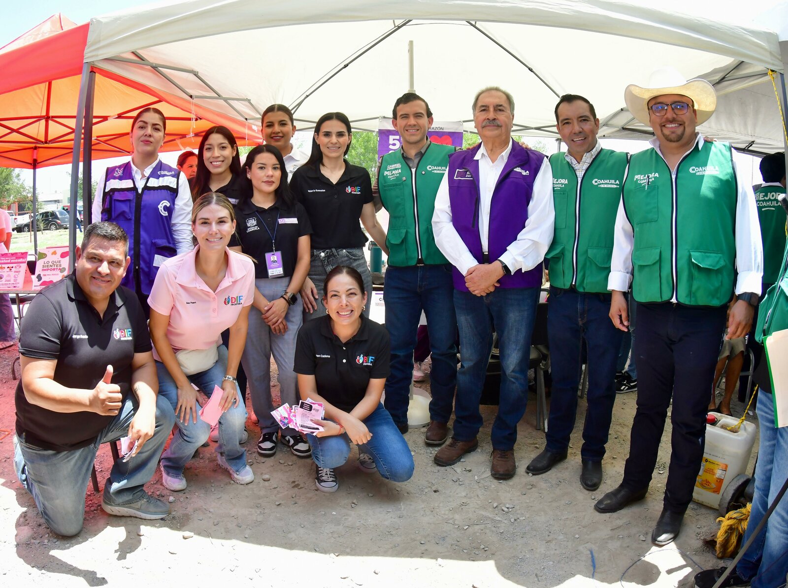 región: Cientos de fronterenses aprovecharon la Brigada de Mejora Pa´Delante