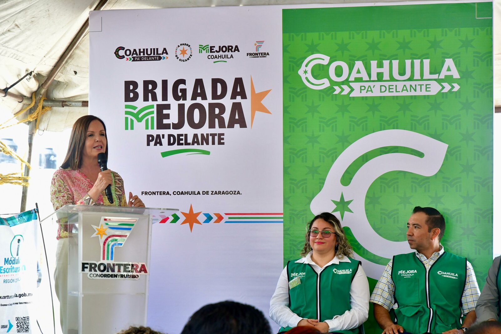 región: Cientos de fronterenses aprovecharon la Brigada de Mejora Pa´Delante