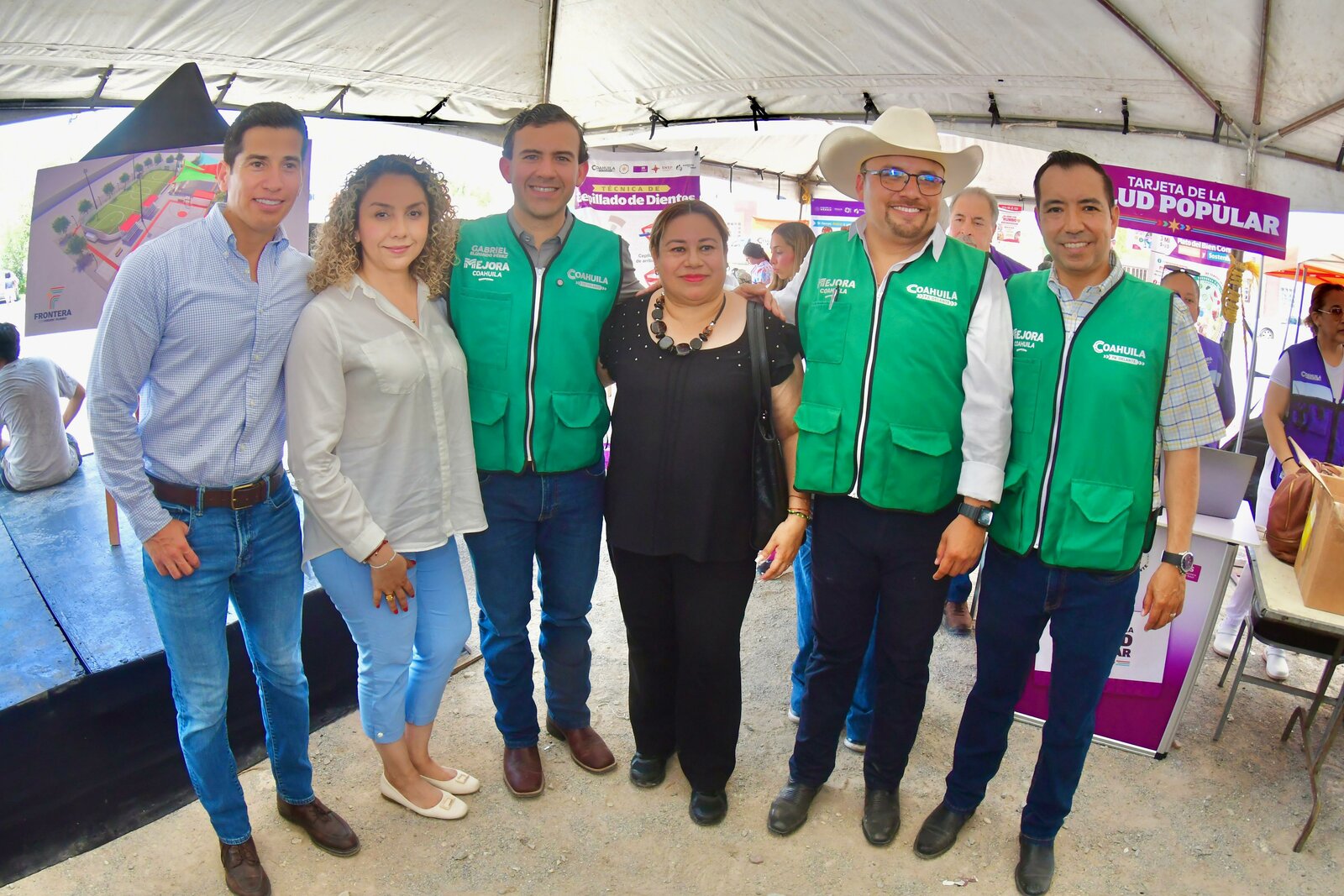 región: Cientos de fronterenses aprovecharon la Brigada de Mejora Pa´Delante