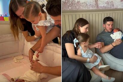 Así fue el tierno encuentro entre Mariel e Isabel en su primer momento juntas