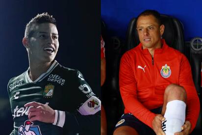 ¡James brilla y Chicharito queda en la banca en León vs Chivas!