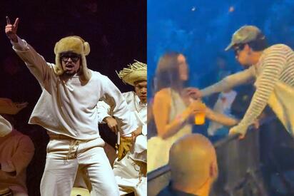 Bad Bunny es criticado por gesto con fan en concierto