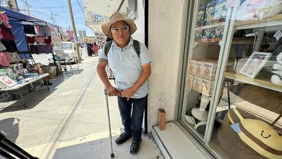 “No quiero lástima, quiero trabajo”: Jesús lucha por superarse pese a la adversidad