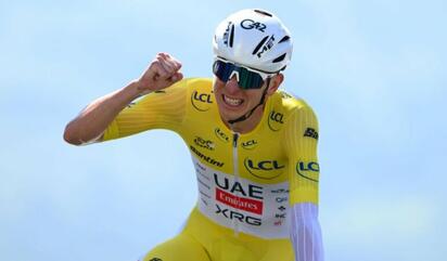 Tadej Pogacar no suelta el liderato tras la etapa 17 del Tour de Francia