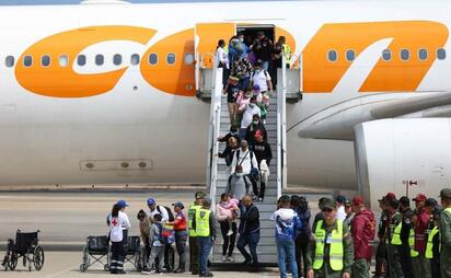 México repatría a 319 venezolanos; 151 son menores