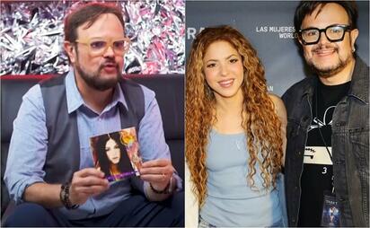 Shakira halagó a Aleks Syntek frente a su esposa