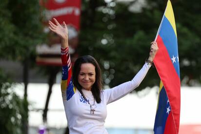 María Corina Machado promete libertad para Venezuela