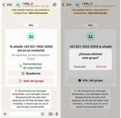 Alertan por nueva modalidad de hackeo a través de grupos falsos de WhatsApp