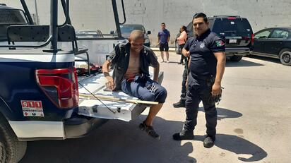 Hombre con discapacidad daña medidores en el Centro de Monclova
