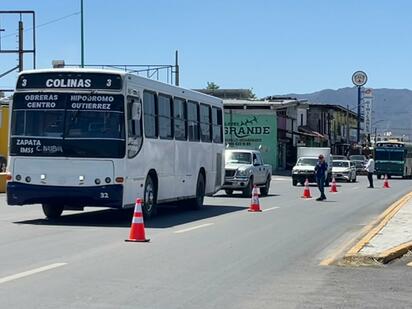 Supervisan a transporte público por exceso de emisiones contaminantes en Monclova